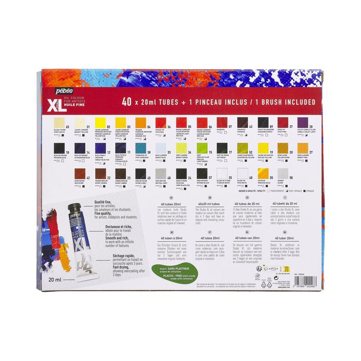 Komplet oljnih barv Pebeo Studio XL – pogled 3
