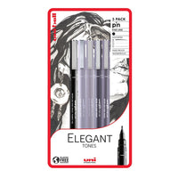 Komplet označevalnikov UNI PIN fineliner Elegant Tones 5 kosov