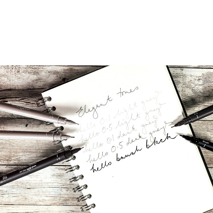 Komplet označevalnikov UNI PIN fineliner Elegant Tones 5 kosov – pogled 3