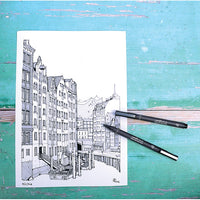Komplet označevalnikov UNI PIN fineliner Elegant Tones 5 kosov – pogled 4