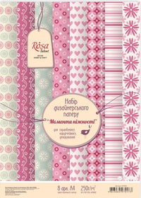 Komplet papirjev za scrapbooking Nežni trenutki 21 x 29.7 cm — slika 1
