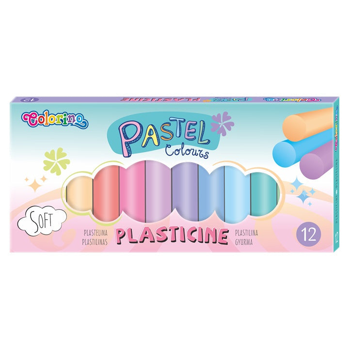 Komplet pastelne gline za modeliranje Colorino