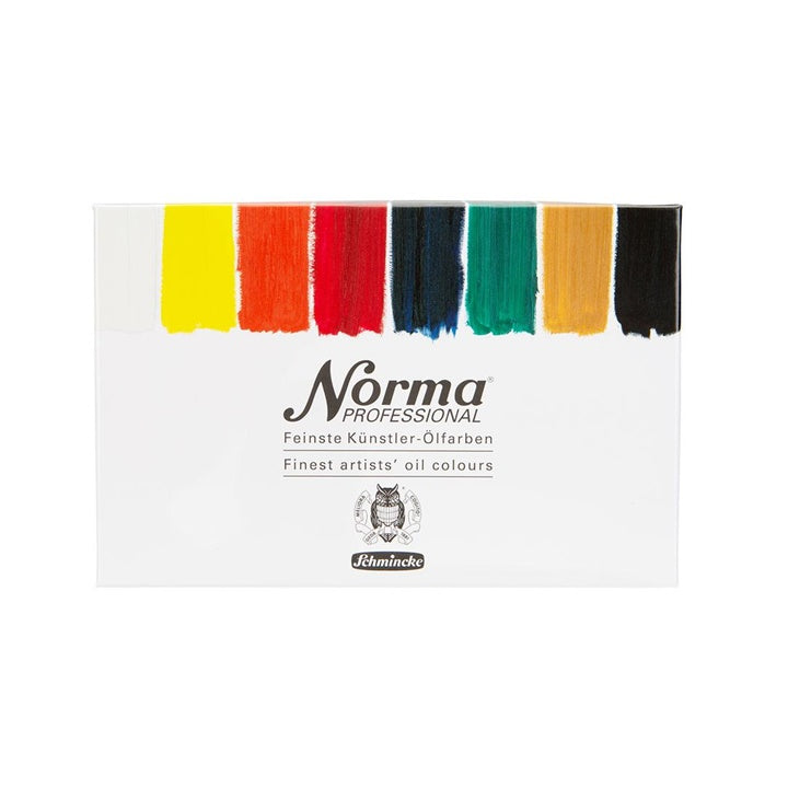 Komplet profesionalnih oljnih barv v tubah Schmincke Norma Professional 8 x 35 ml — slika 1