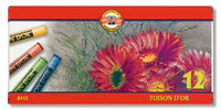 Komplet suhih pastel Toison D-OR Koh-i-noor 12-delni