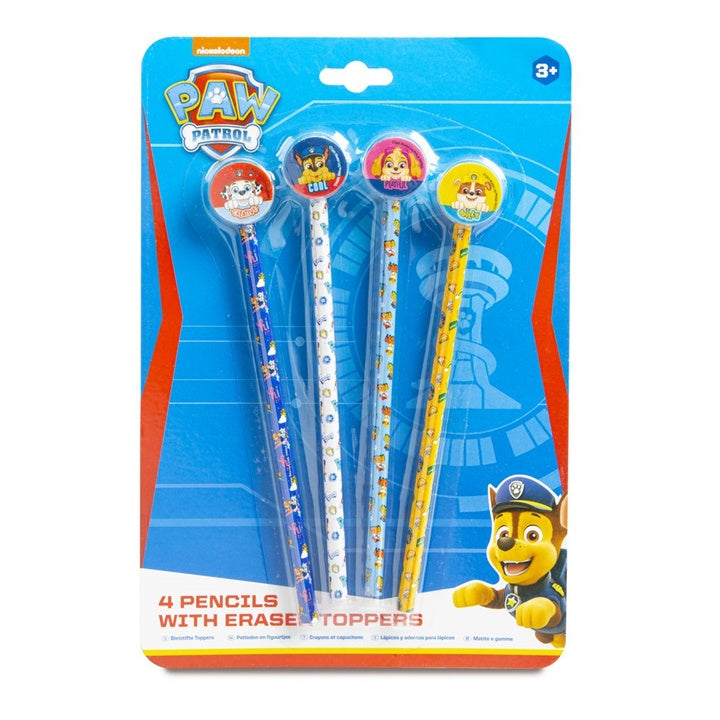 Komplet svinčnikov Paw Patrol 4 kosi