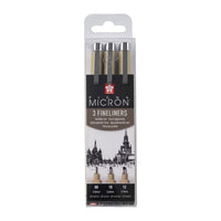 Komplet tehničnih pisal SAKURA PIGMA MICRON set BROAD 3 kosi