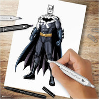 Komplet umetniških ilustracij BATMAN – pogled 3