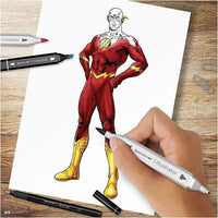 Komplet umetniških ilustracij FLASH – pogled 3