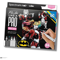 Komplet umetniških ilustracij HARLEY QUINN