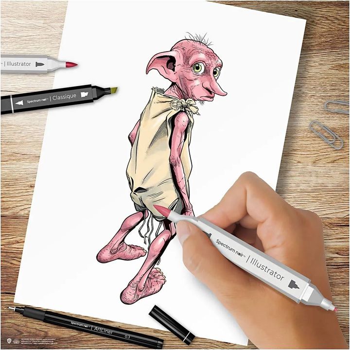 Komplet umetniških ilustracij HARRY POTTER: MAGICAL COMPANIONS – pogled 3