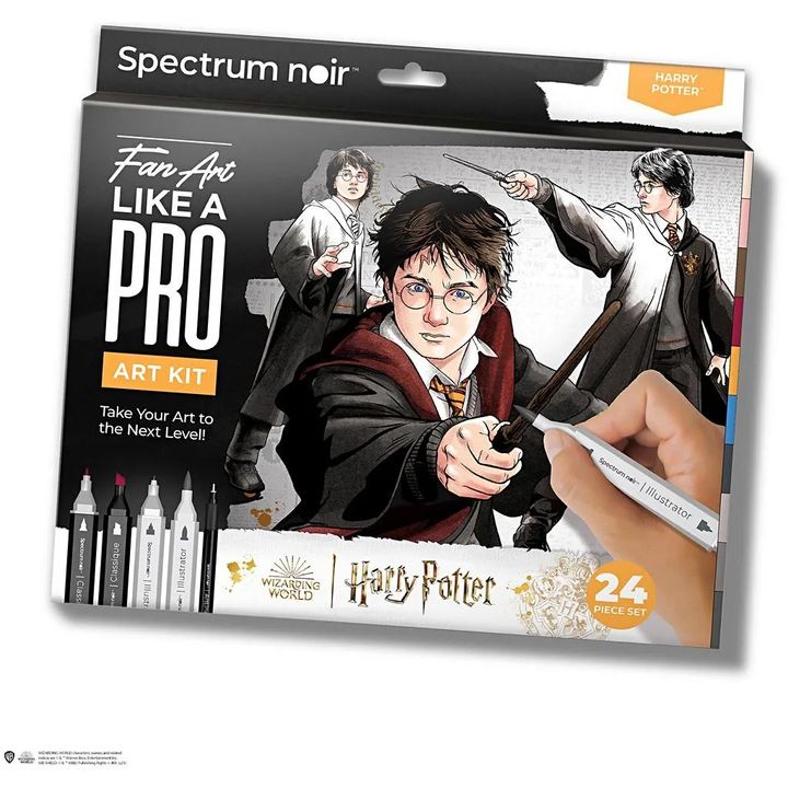 Komplet umetniških ilustracij HARRY POTTER