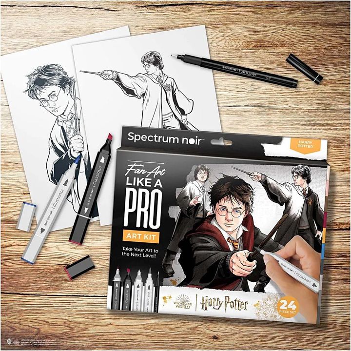 Komplet umetniških ilustracij HARRY POTTER – pogled 4