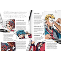 Komplet umetniških ilustracij MANGA A COMIC HEROES – pogled 3