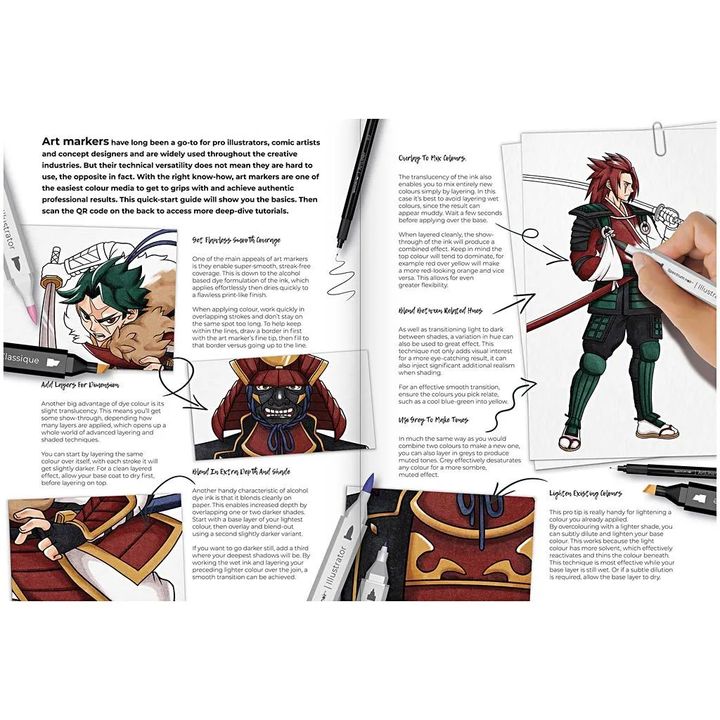 Komplet umetniških ilustracij WAY OF THE SAMURAI – pogled 3
