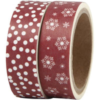 Komplet washi trakov Ice crystals and dots