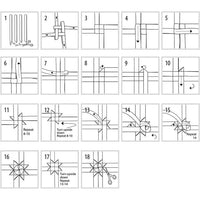 Komplet za izdelavo papirnatih 3D zvezd — slika 3