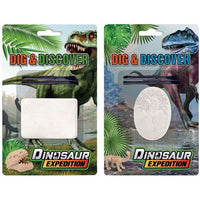 Komplet za izkopavanje fosilov dinozavrov (2 različna)