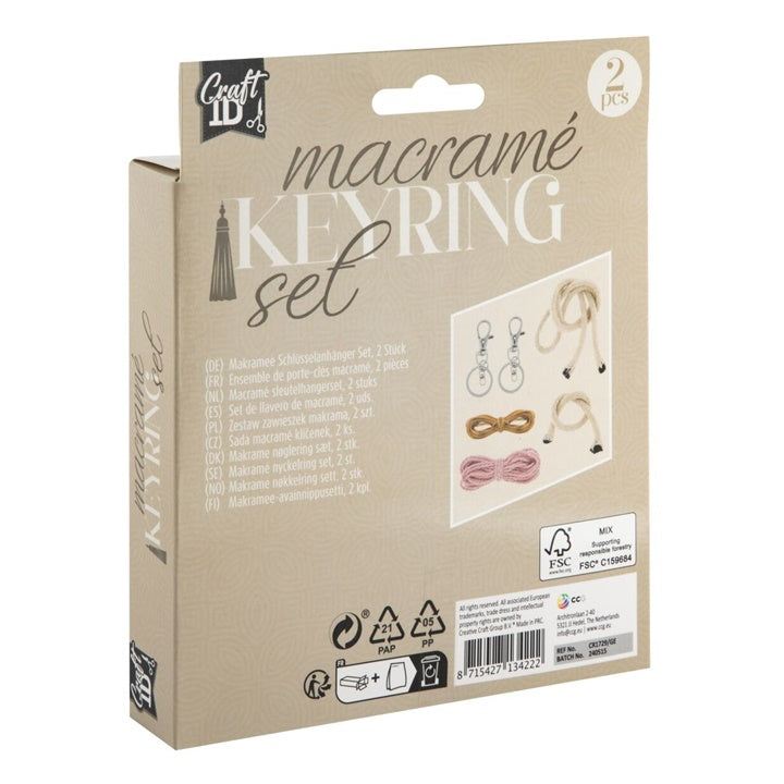 Komplet za obesek za ključe Macramé – pogled 2