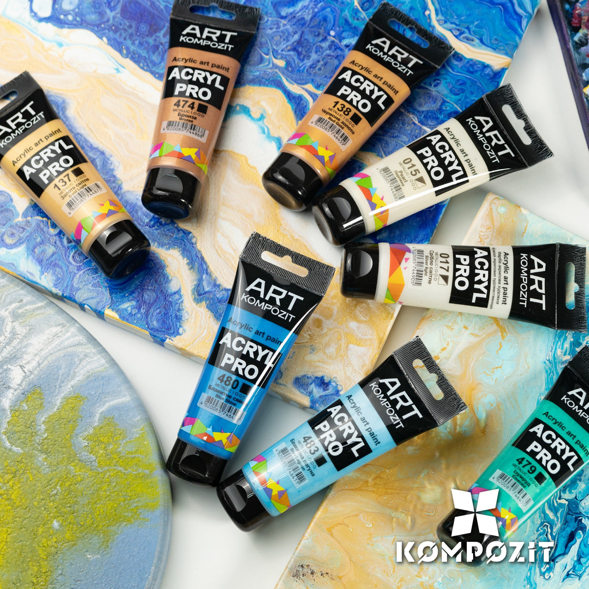 Akrilna barva ACRYL PRO ART Kompozit 75 ml