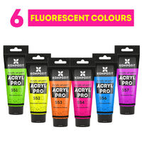 Fluorescenčna akrilna barva ACRYL PRO ART Kompozit 75 ml
