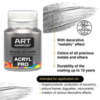 Set akrilnih barv ACRYL PRO Kompozit 9x20 ml