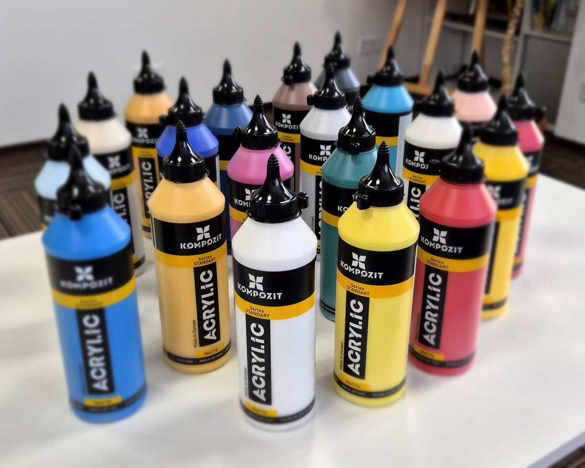 Akrilna barva Kompozit STANDART Fluorescent 500 ml
