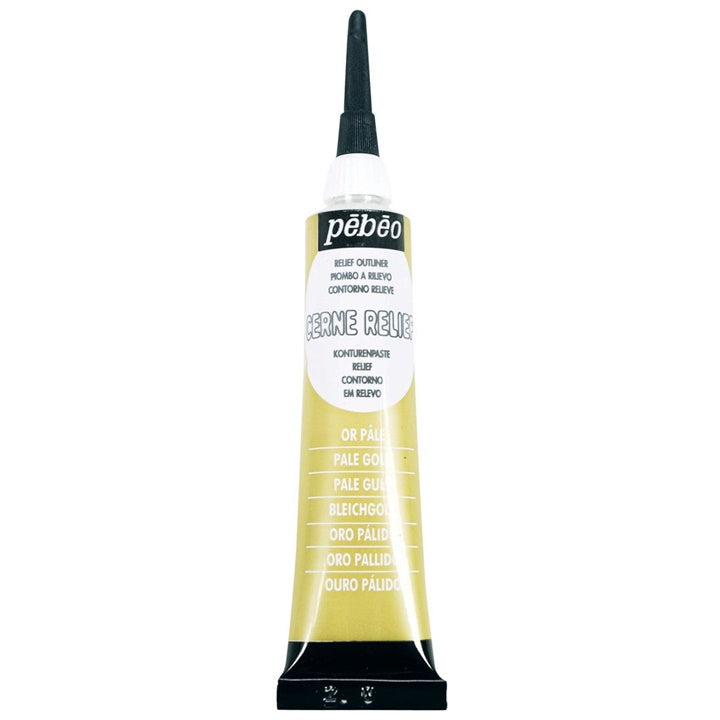 Kontura Pebeo Cerne Relief 20 ml – Pale Gold