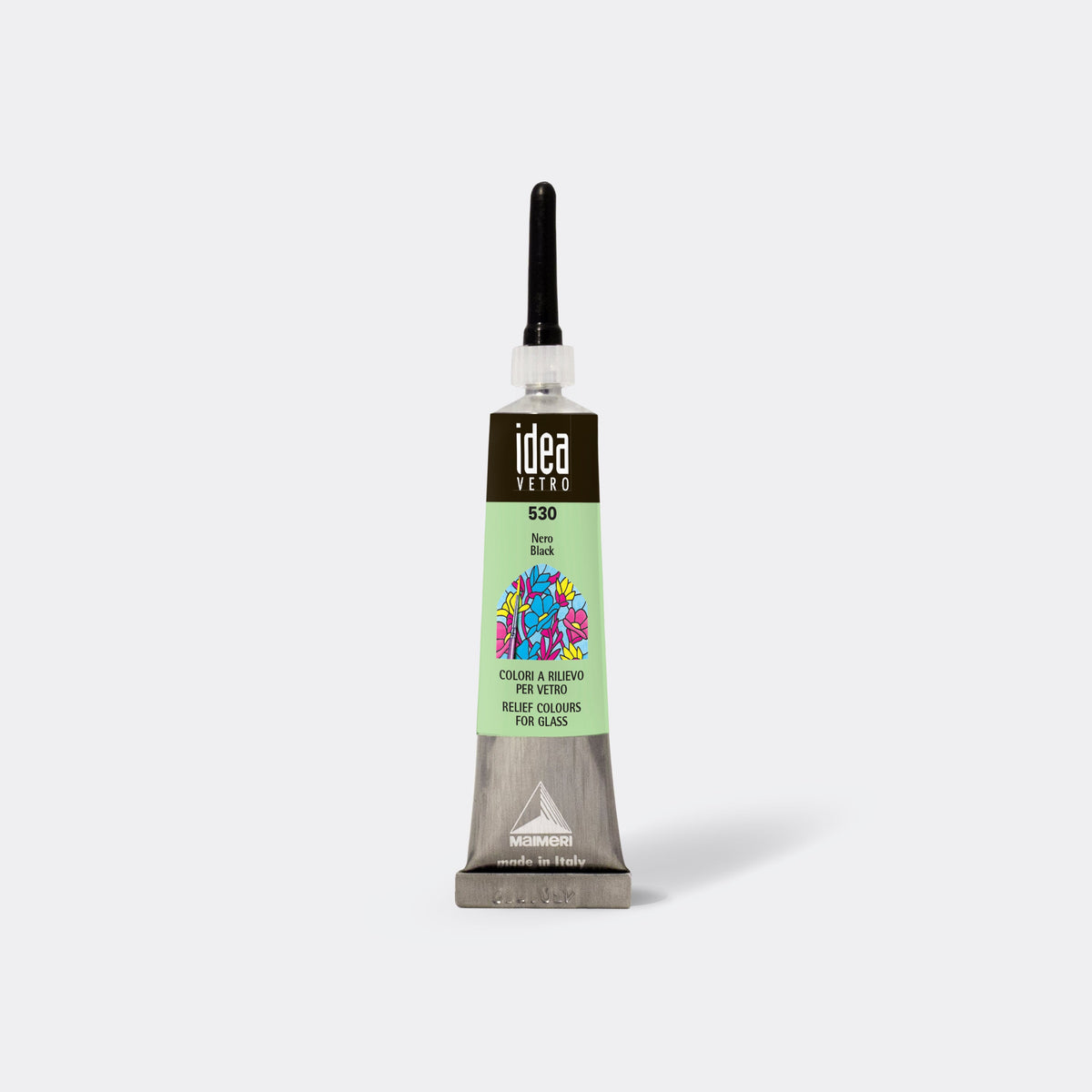 Kontura za steklo MAIMERI Vetro Rilievo - 20 ml – Črna