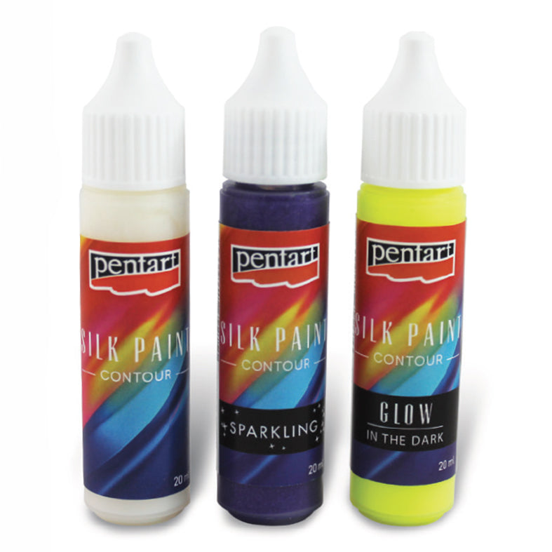 Kontura za svilo - 20 ml | različne barve