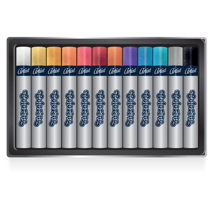 Kovinski oljni pasteli Colorino Artist – pogled 2
