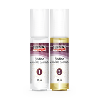 Krakelirni lak Pentart Fineline z drobnimi razpokami, 2-komponentni, 2x 20 ml set
