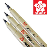 Kreativni flomaster SAKURA Pigma Brush | več odtenkov – pogled 2