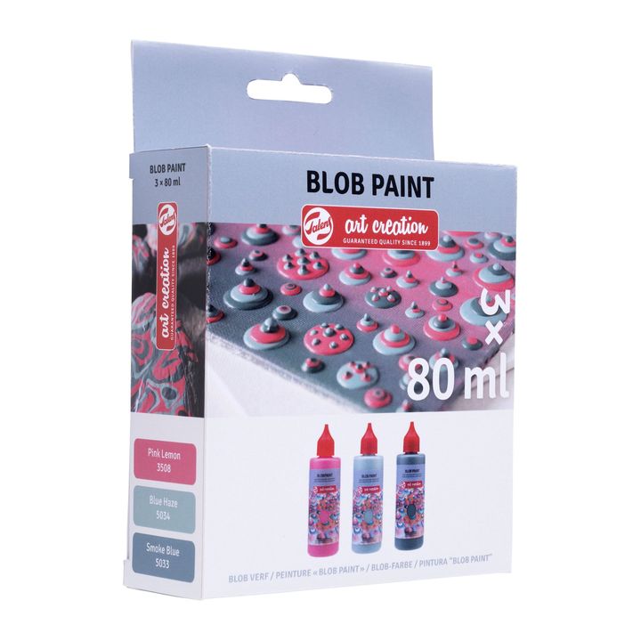 Kreativni set Art Creation Blob Paint roza 3 x 80 ml – pogled 2