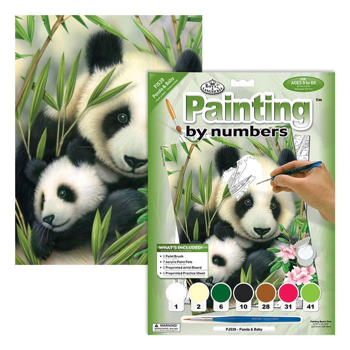 Kreativni set za slikanje - Panda z mladičem -