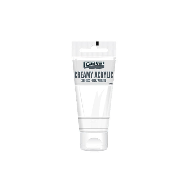Kremasta akrilna barva polsijoča Pentart 200 ml