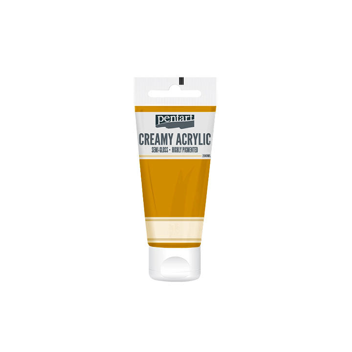 Kremasta akrilna barva polsijoča Pentart 200 ml