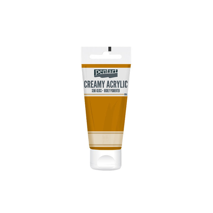 Kremasta polsijajna akrilna barva Pentart 60 ml | izberite odtenek – pogled 2