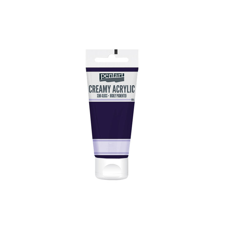 Kremasta polsijajna akrilna barva Pentart 60 ml | izberite odtenek – pogled 21