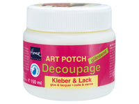 Lak in lepilo za decoupage 150 / 250 ml ART POTCH Decoupage - sijajni | različni volumni