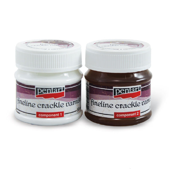 Lak z efektom razpoke - nežne linije - 50 ml + 50 ml