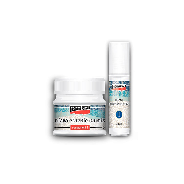 Lak za mikro crackle efekt v 2 fazah - 20 ml + 20 ml