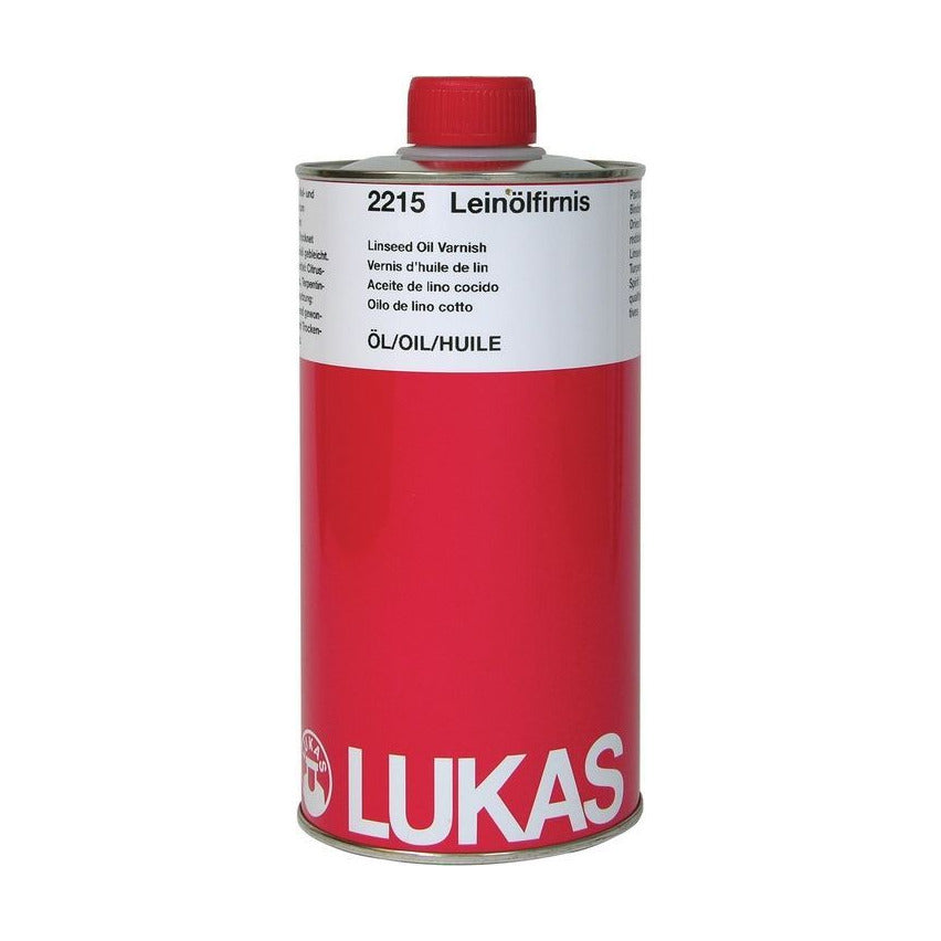 Laneno olje s sikativom LUKAS za oljne barve 1000 ml