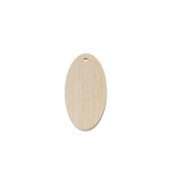 Lesen izdelek za izdelavo nakita - oval 6 cm