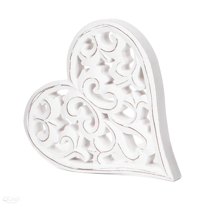 Lesen ornament Srce 16x17 cm
