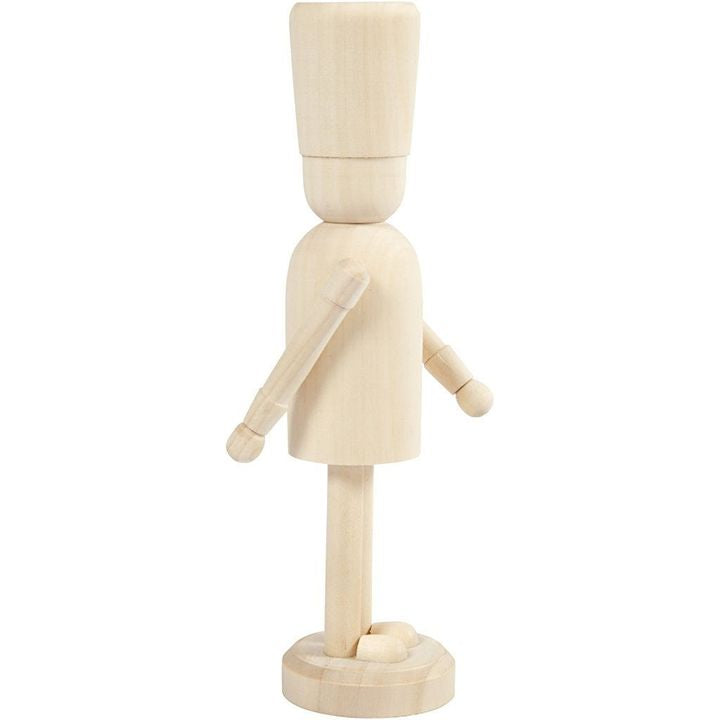 Lesena figurica za dekoracijo - Hrestač 18 cm — slika 1
