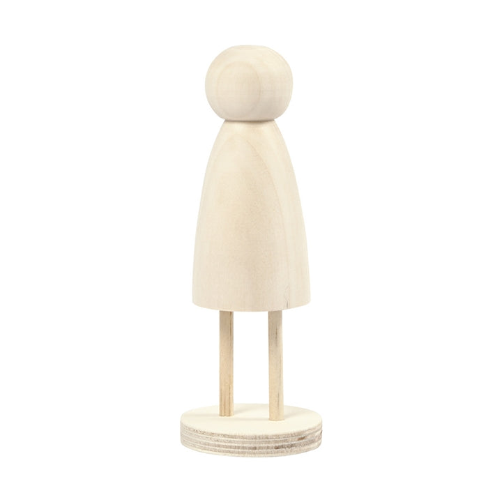 Lesena okrasna figura na podstavku