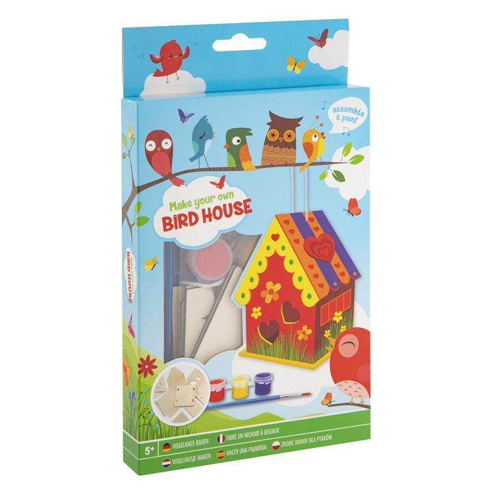 Lesena ptičja hišica Craft Kit