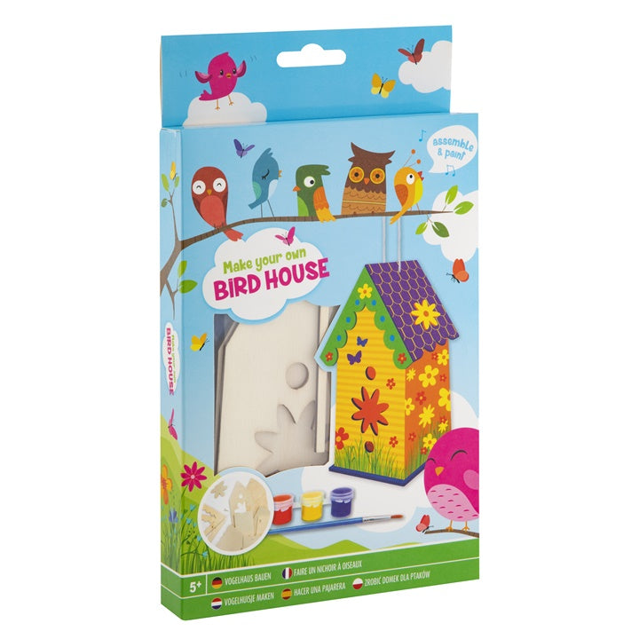 Lesena ptičja hišica Craft Kit – pogled 2
