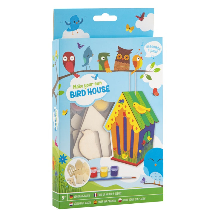 Lesena ptičja hišica Craft Kit – pogled 3