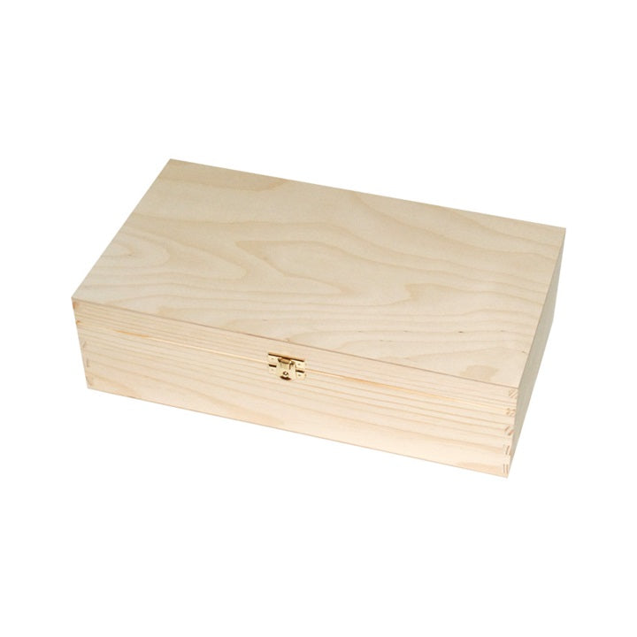 Lesena škatla za dve steklenici vina 35 x 20 x 9.8 cm